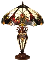 Picture of CH18780VI18-DT3 Double Lit Table Lamp
