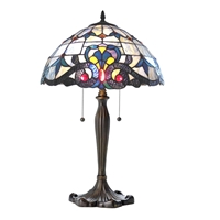 CH11674BV16-TL2 Tiffany Style Victorian Table Lamp