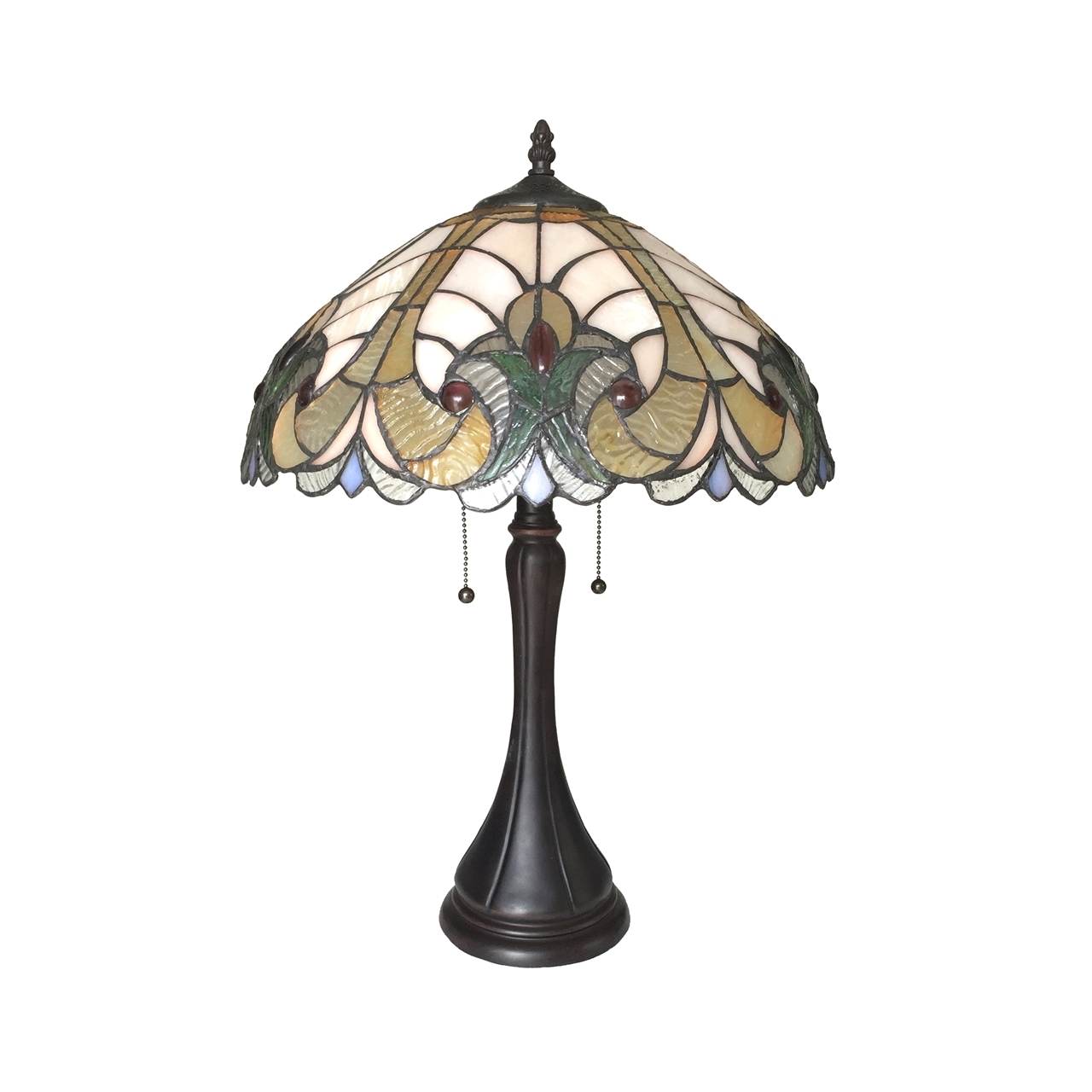 CHLOE Lighting, Inc CHLOE Lighting AMOR Tiffany-style 2 Light Victorian ...