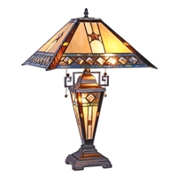 Picture of CH38847PM16-DT3 Double Lit Table Lamp
