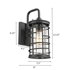 Picture of CH2D287BK13-OD1 Outdoor Sconce