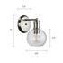 Picture of CH6S001BN06-WS1 Wall Sconce