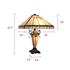 Picture of CH3T318IM16-DT3 Double-Lit Table Lamp